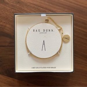 Rae Dunn Initial Bracelet - letter “A”, never worn